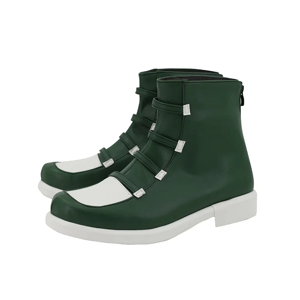 My Hero Academia Shinso Hitoshi Cosplay Shoes Green Boots