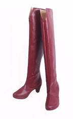 Black Clover Quartet Knights Vanessa Enoteca Cosplay Boots High Heel Red Shoes