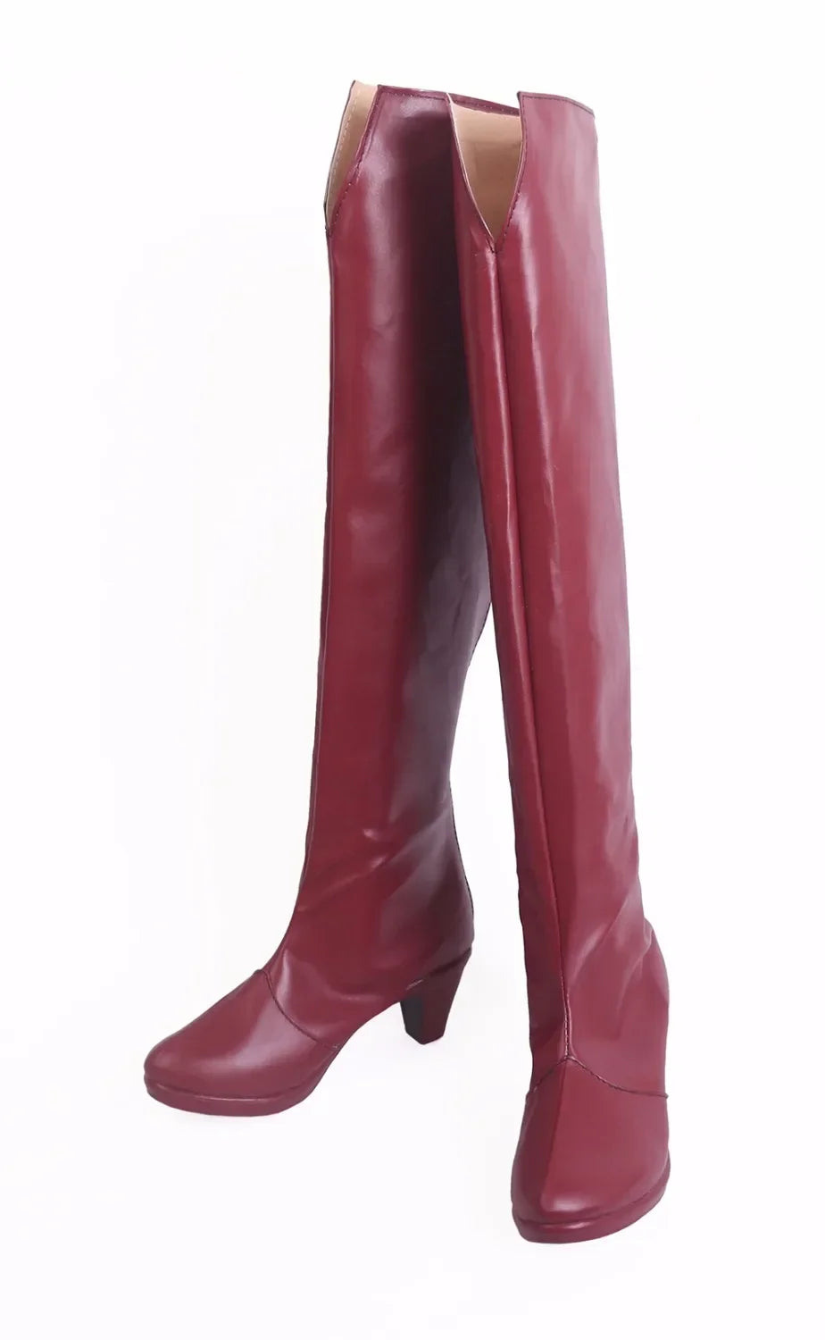 Black Clover Quartet Knights Vanessa Enoteca Cosplay Boots High Heel Red Shoes