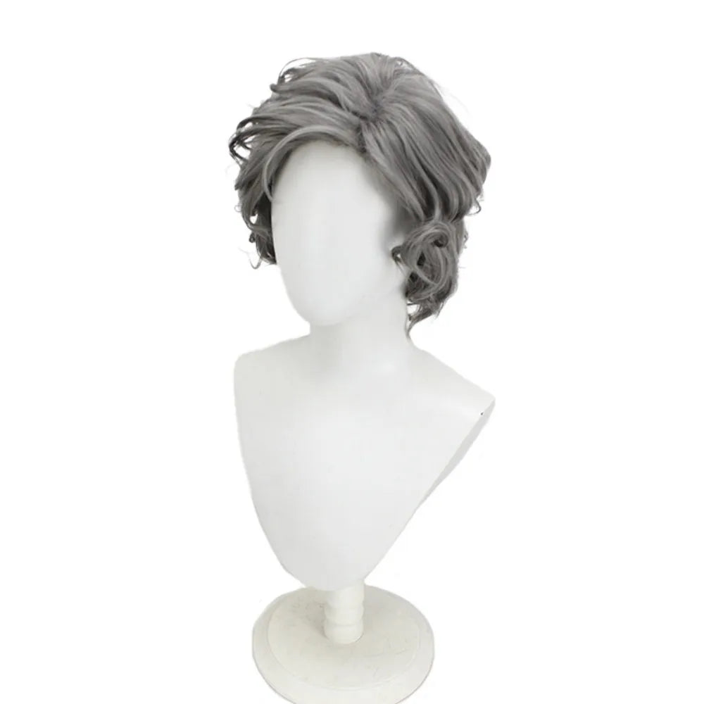 Star Wars Old Luke Skywalker Cosplay Wig Gray Hair