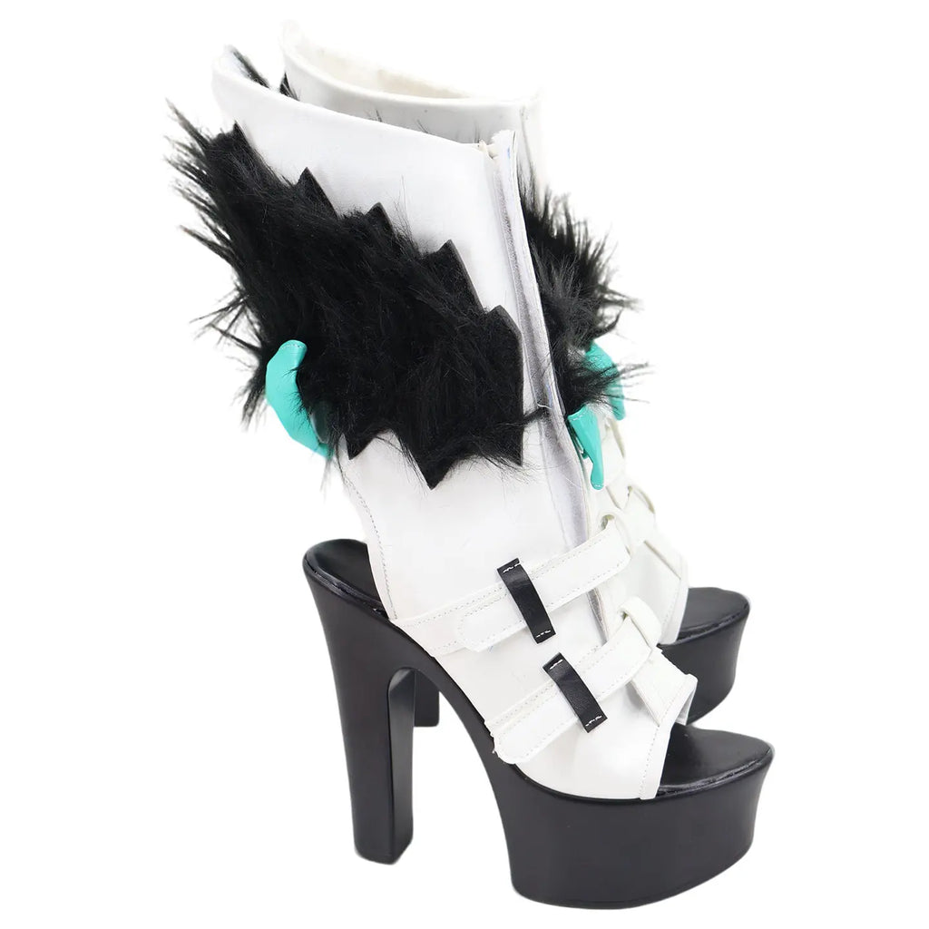 Zenless Zone Zero Nangong Yu Cosplay Boots High Heel Shoes