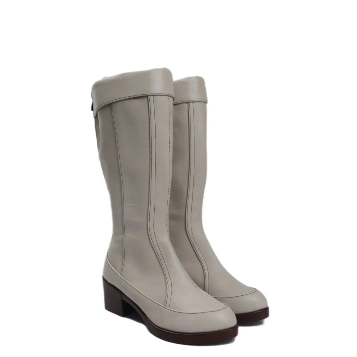 Fate Grand Order FGO Caster Artoria Cosplay Shoes Grey Boots Custom Made