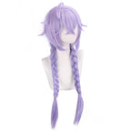 Honkai Star Rail Bailu Cosplay Wig Gradual Purple Long Braided Twintails