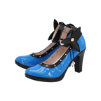 Final Fantasy 7 Remake Tifa Mature Cosplay Shoes Blue Boots