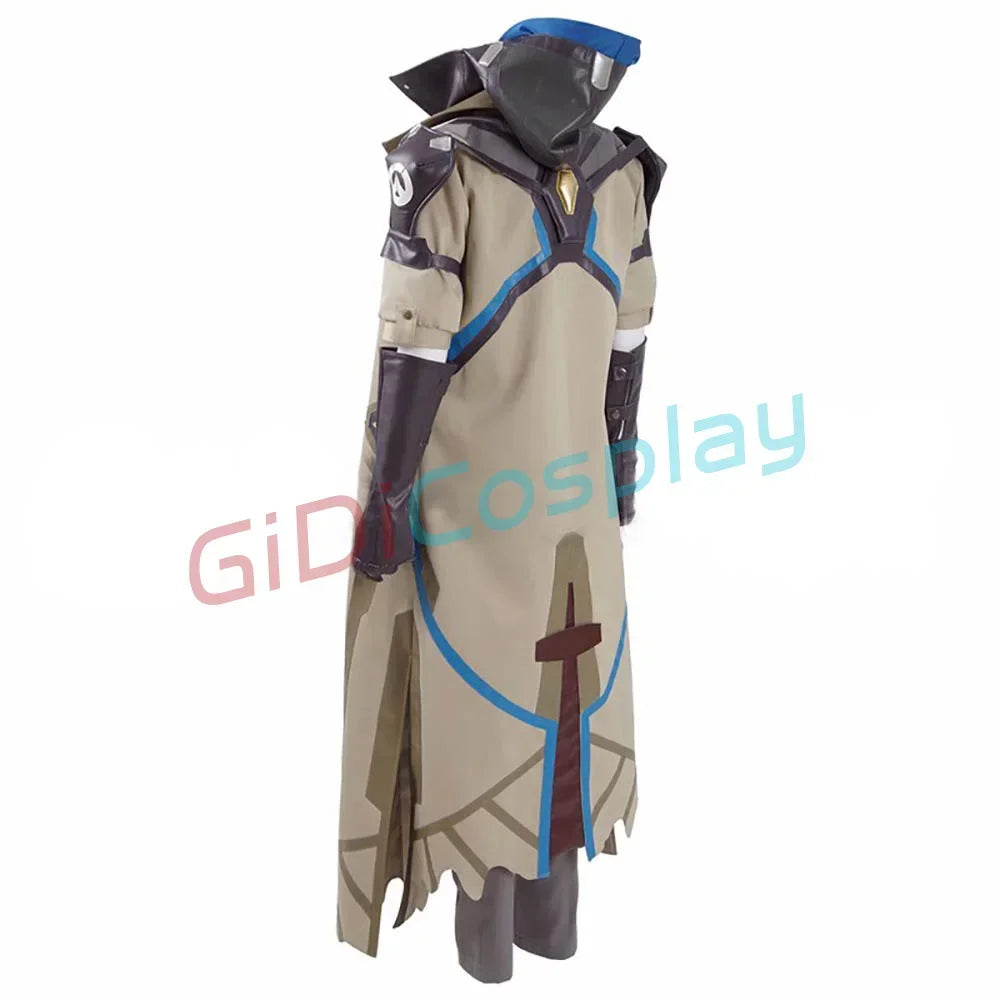 Overwatch Ana Cosplay Costume Custom Made Full Set