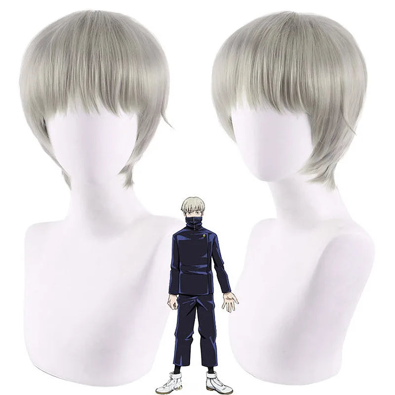 Jujutsu Kaisen Cosplay Wig Set For Yuji Itadori Megumi Fushiguro Toge Inumaki Suguru Geto Gojo Satoru