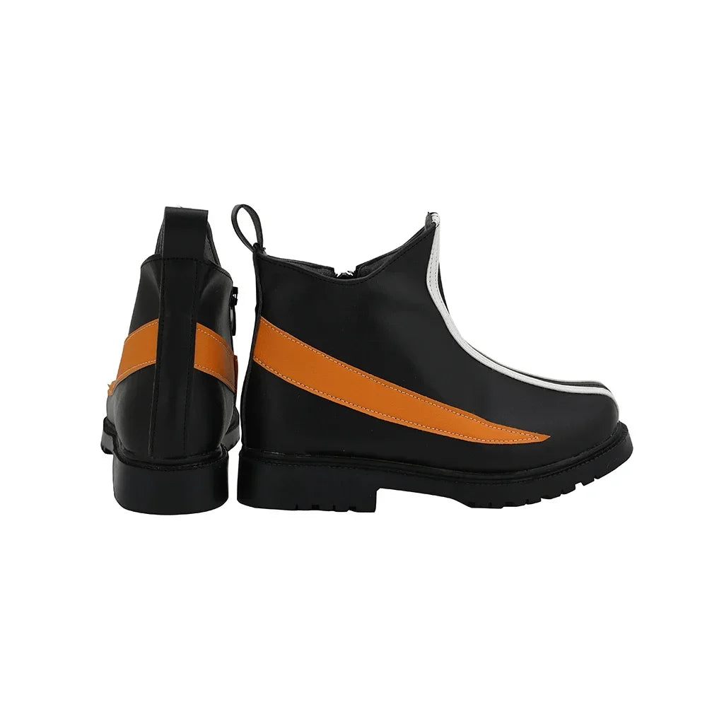 Arknights Siege Cosplay Boots Black Shoes