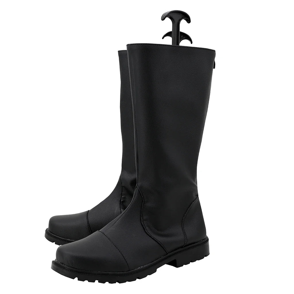 Star Wars Jedi Luke Cosplay Boots Black Shoes