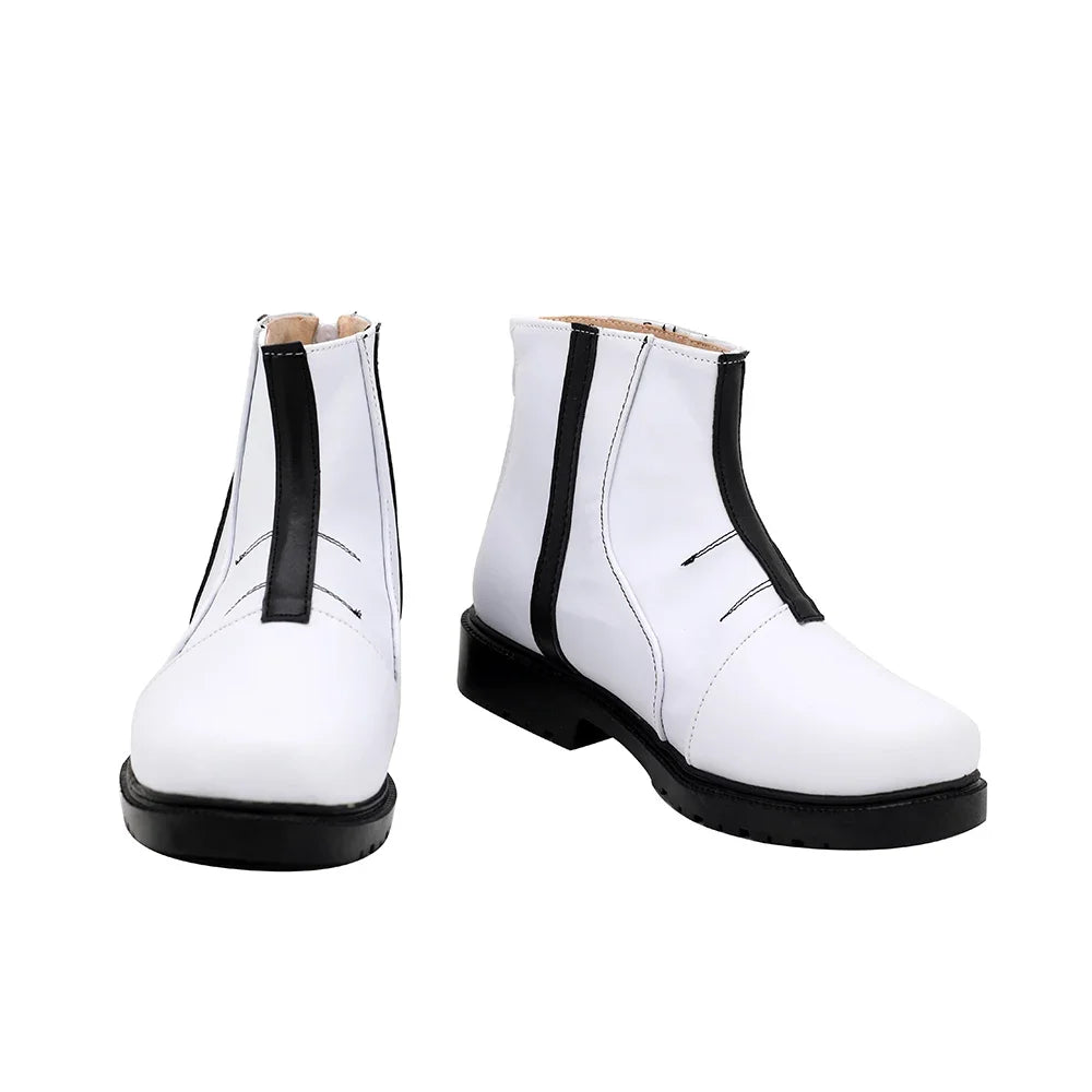 Jujutsu Kaisen Mahito Cosplay Boots White Shoes Custom Made