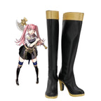 Fire Emblem Three Houses Hilda Cosplay Boots High Heel Black Shoes