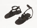 Fate Stay night Sasaki Kojiro Cosplay Shoes Black Sandals