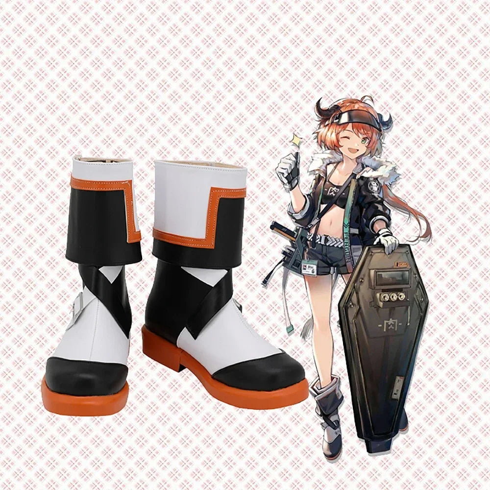 Arknights Croissant Cosplay Boots Customized Shoes