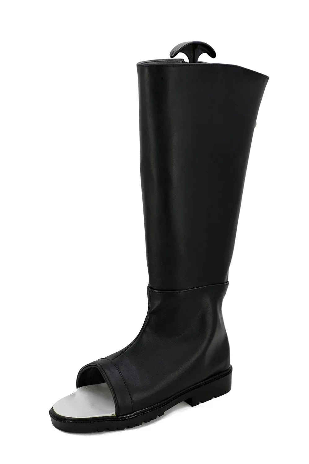 Naruto Haruno Sakura Cosplay Boots Black Leather Shoes