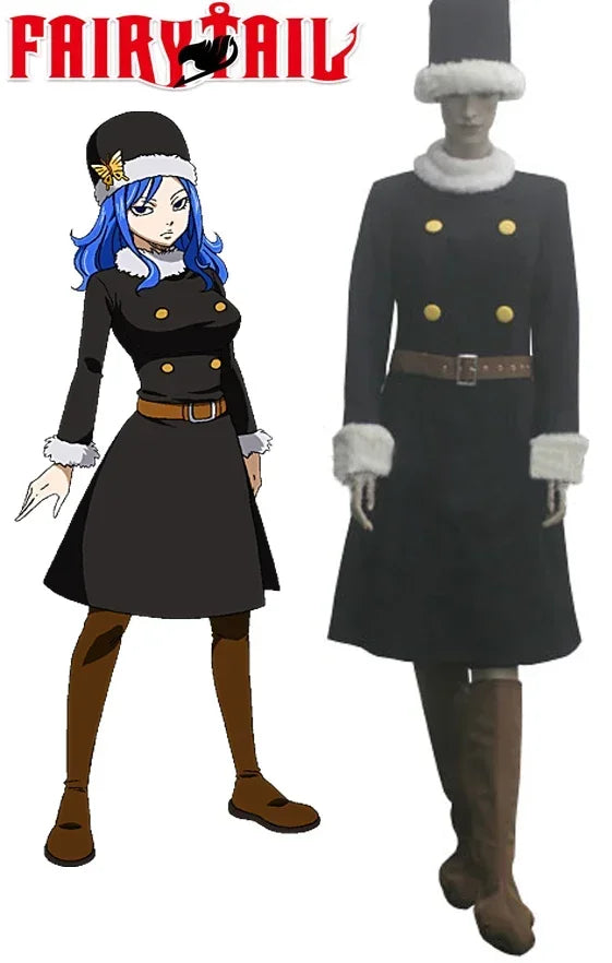 Fairy Tail Rain Woman Juvia Lockser After Seven Years Cosplay Costume