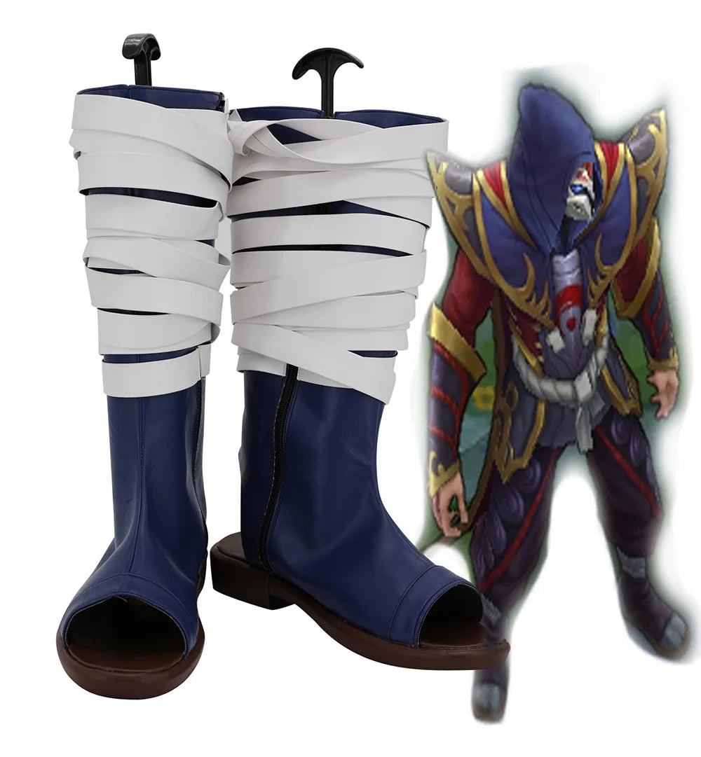 LOL The Card Master Twisted Fate Cosplay Boots Custom Made Shoes