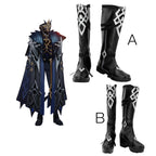 Genshin Impact Fatui Harbinger Capitano Cosplay Chaussures Bottes en cuir sur mesure