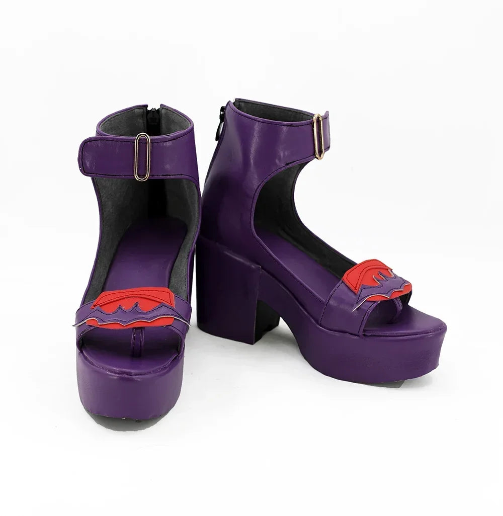 Fate Grand Order Osakabehime Cosplay Boots Purple Shoes