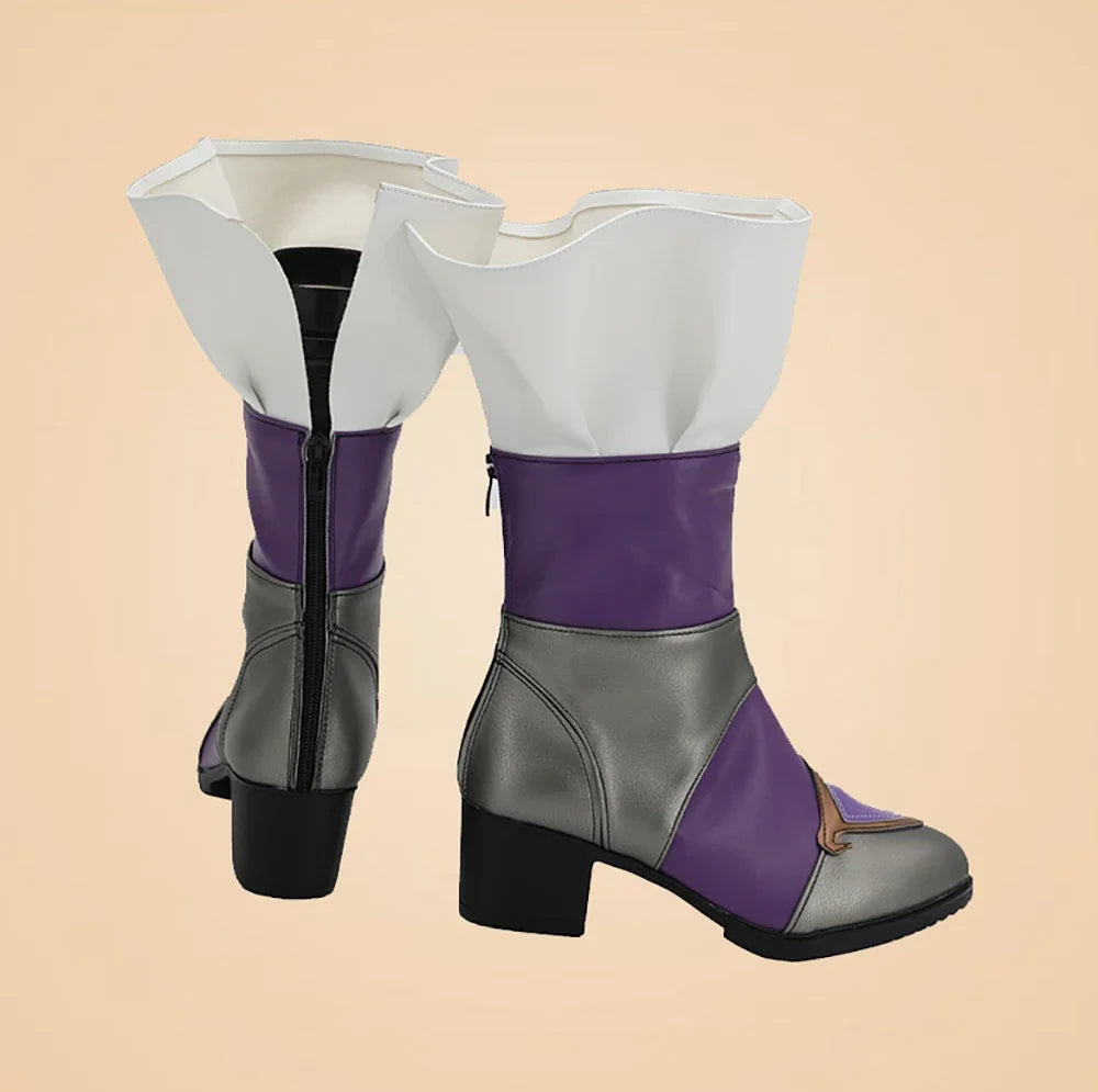 LOL Qiyana Battle Queen Cosplay Boots Custom Shoes
