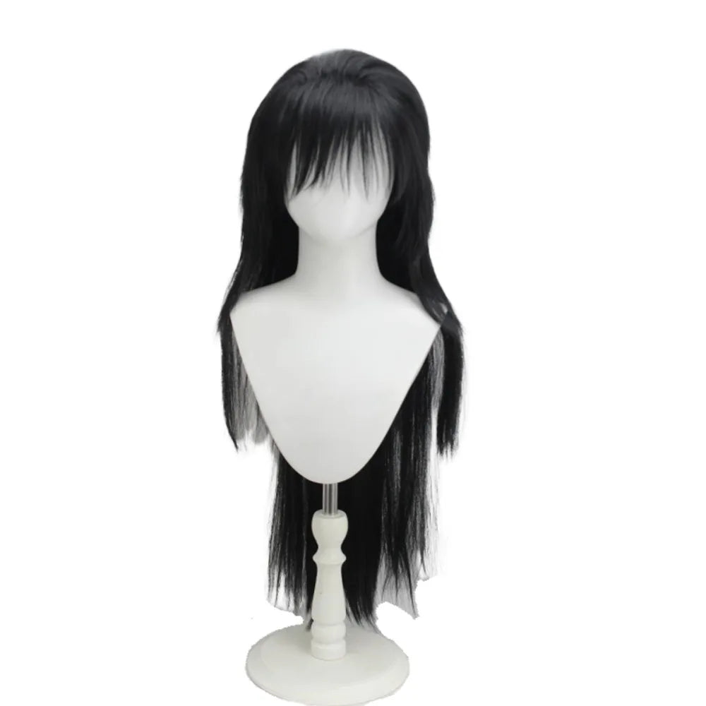 Final Fantasy 7 Vincent Valentine Cosplay Wig Black Long Straight Hair