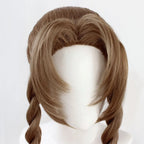 Final Fantasy VII Aerith Cosplay Wig Remake Version Hair