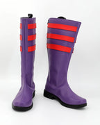 X-Men Magneto Max Eisenhardt Cosplay Shoes Cutomized Purple Boots