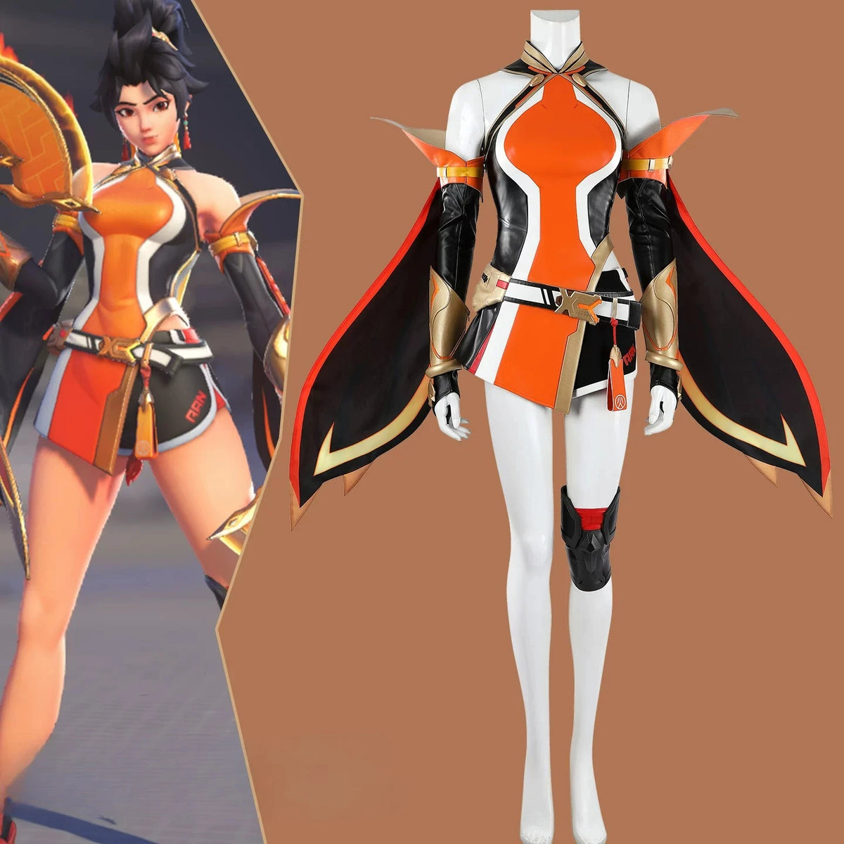 Overwatch Anran Cosplay Costume Full Set