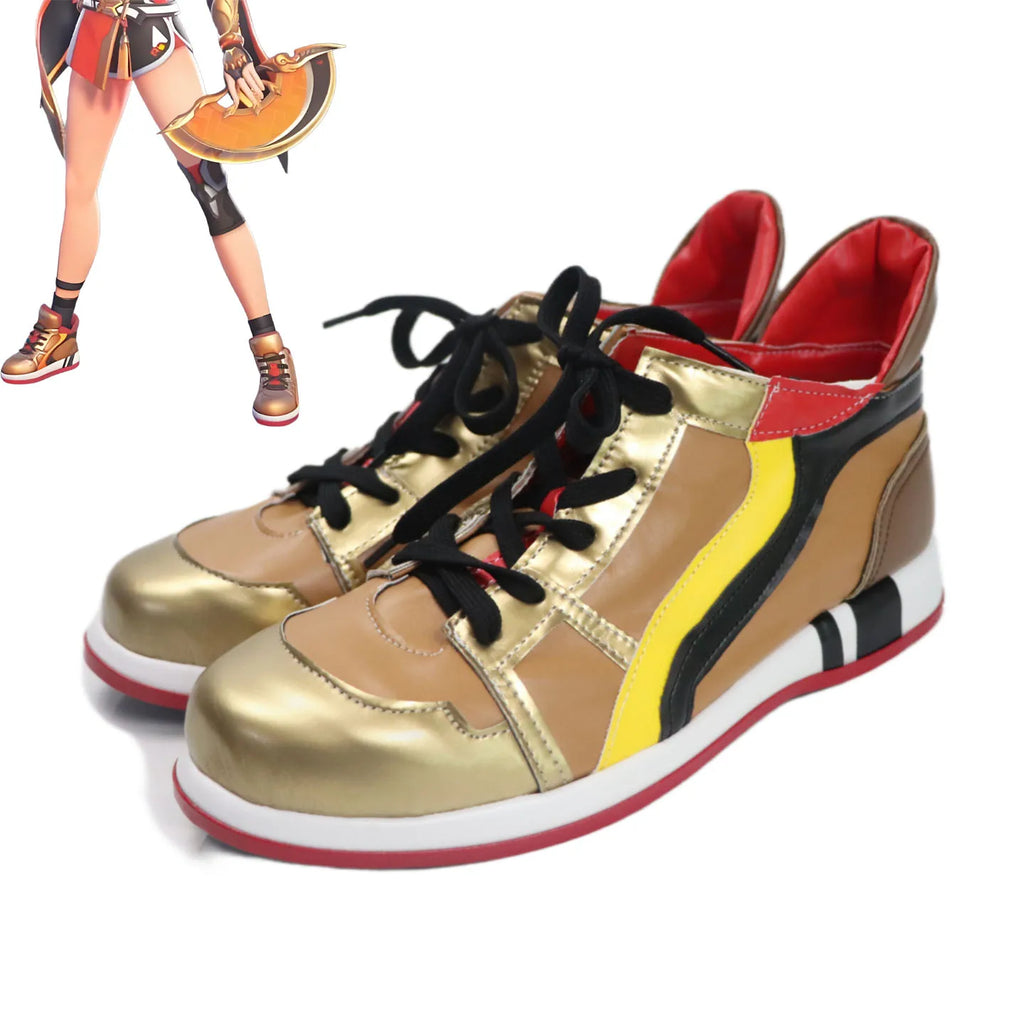 Overwatch Anran Cosplay Shoes Custom Made Platform Boots