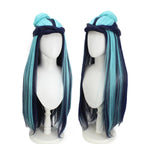 Pokemon Sword Shield Nessa Cosplay Wig Dark Blue Hair