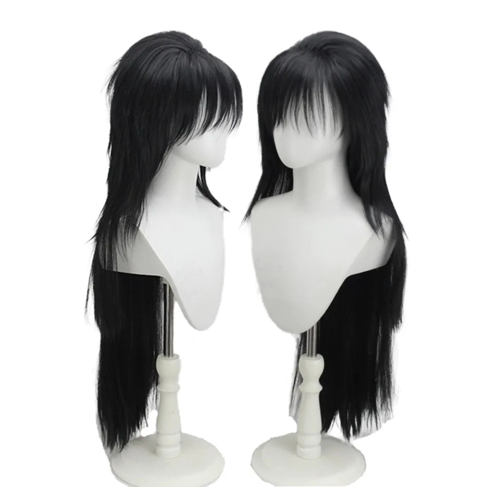 Final Fantasy 7 Vincent Valentine Cosplay Wig Black Long Straight Hair