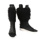 Chaussures de cosplay Inosuke Hashibira de Demon Slayer, bottes noires