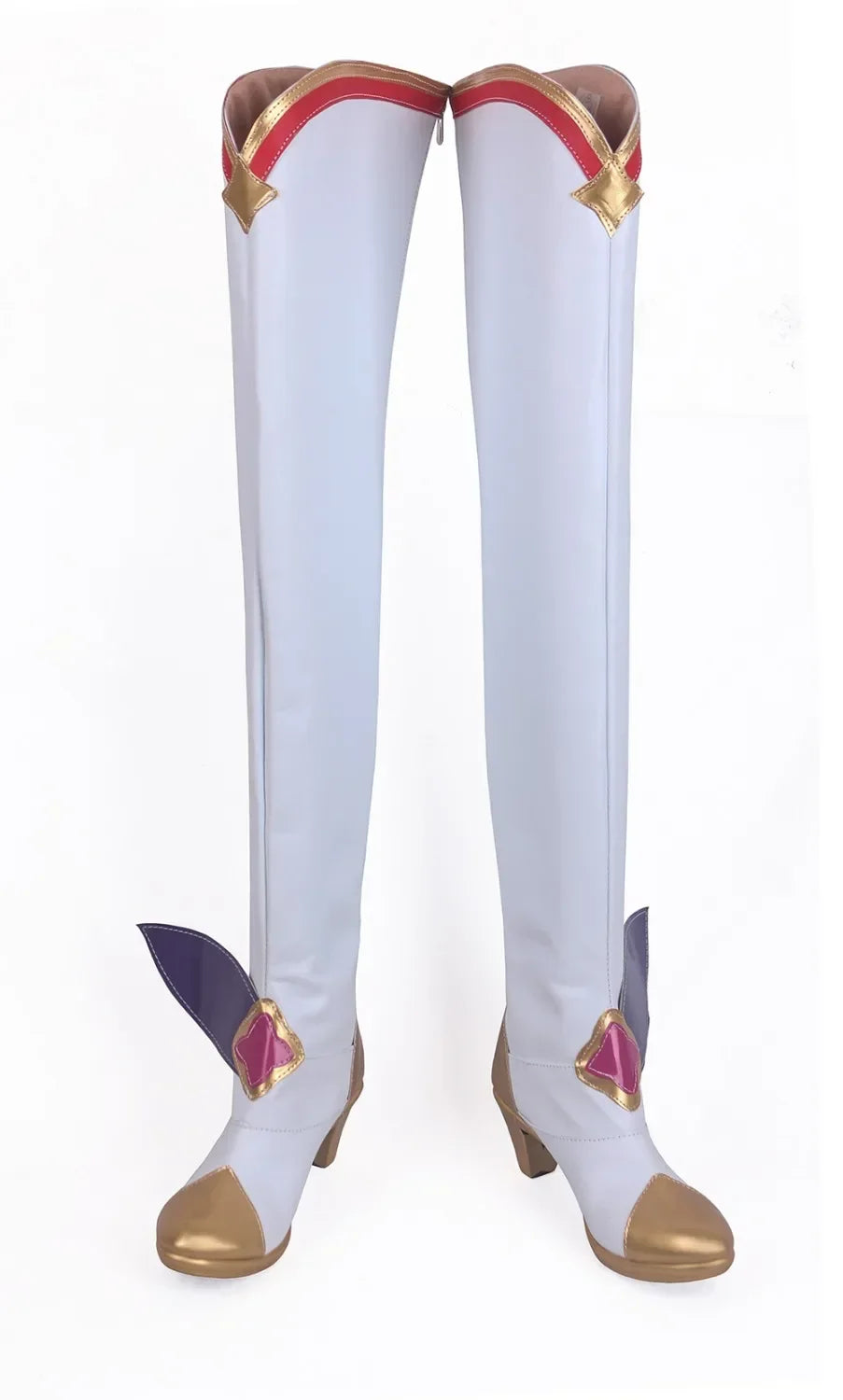 LOL Ahri Soraka Miss Fortune Cosplay Long Boots Custom Shoes