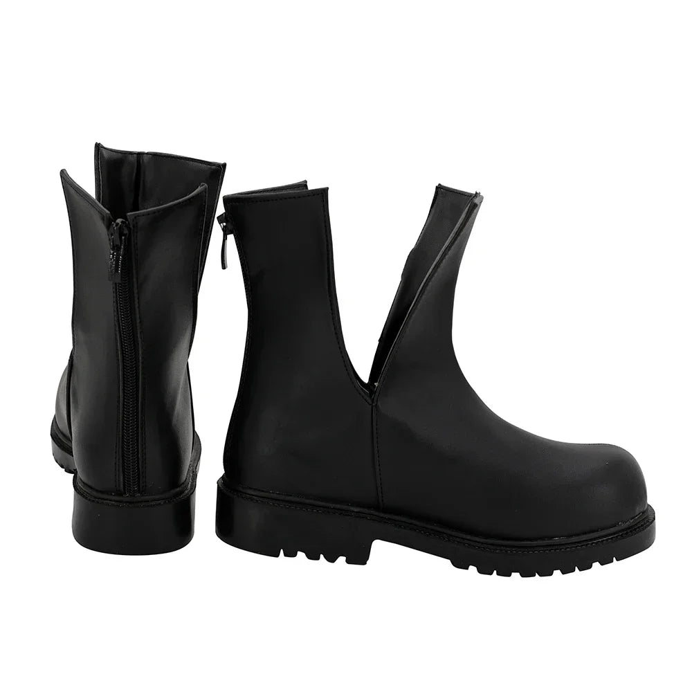 Arknights Faust Cosplay Boots Black Shoes Custom Made