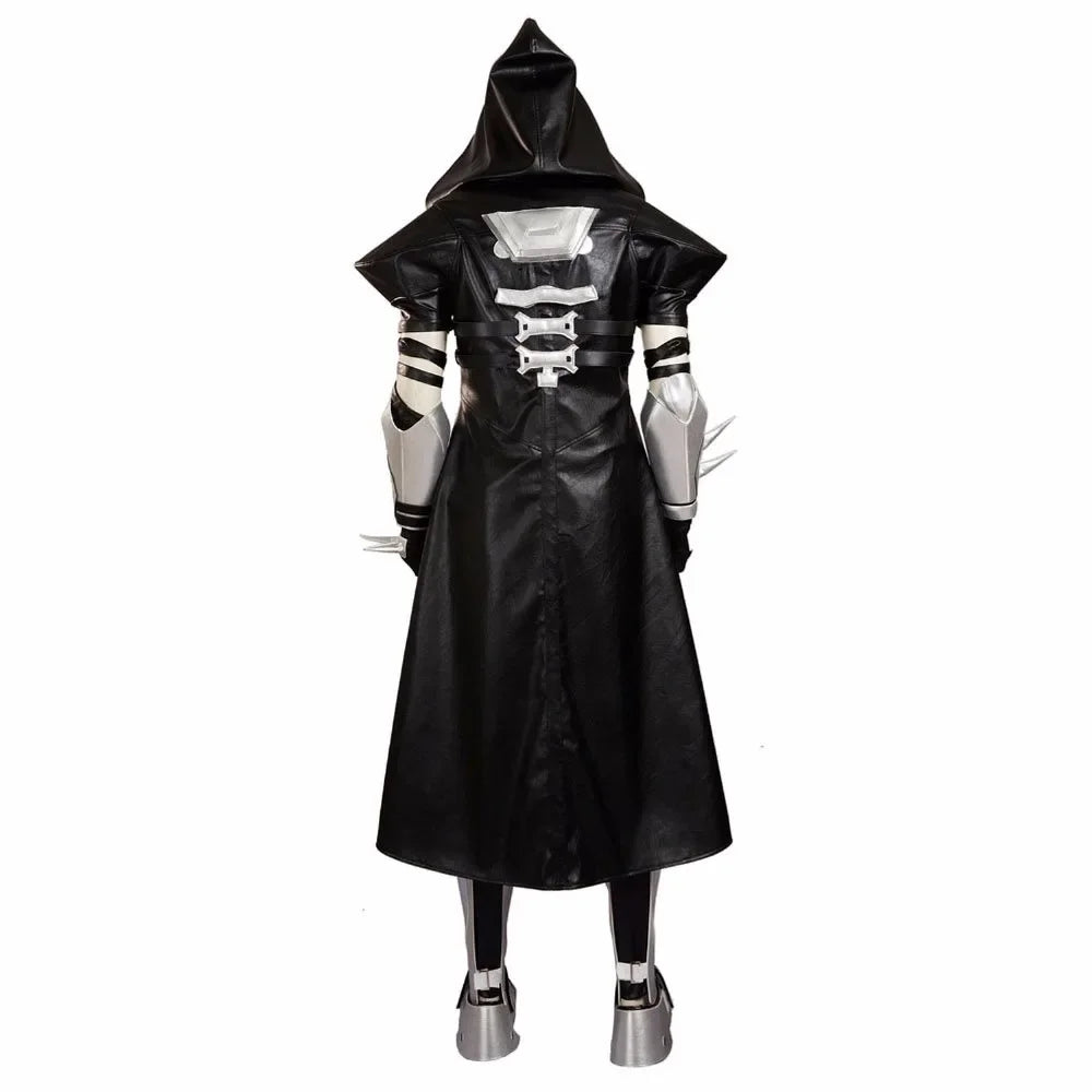 Overwatch Reaper Cosplay Costume Deluxe Leather Full Set