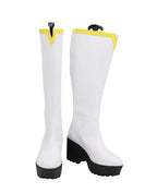 Fairy Tail Kagura Cosplay Boots White Shoes