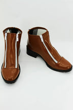 Danganronpa Nagito Komaeda Cosplay Boots Brown Shoes Custom Made
