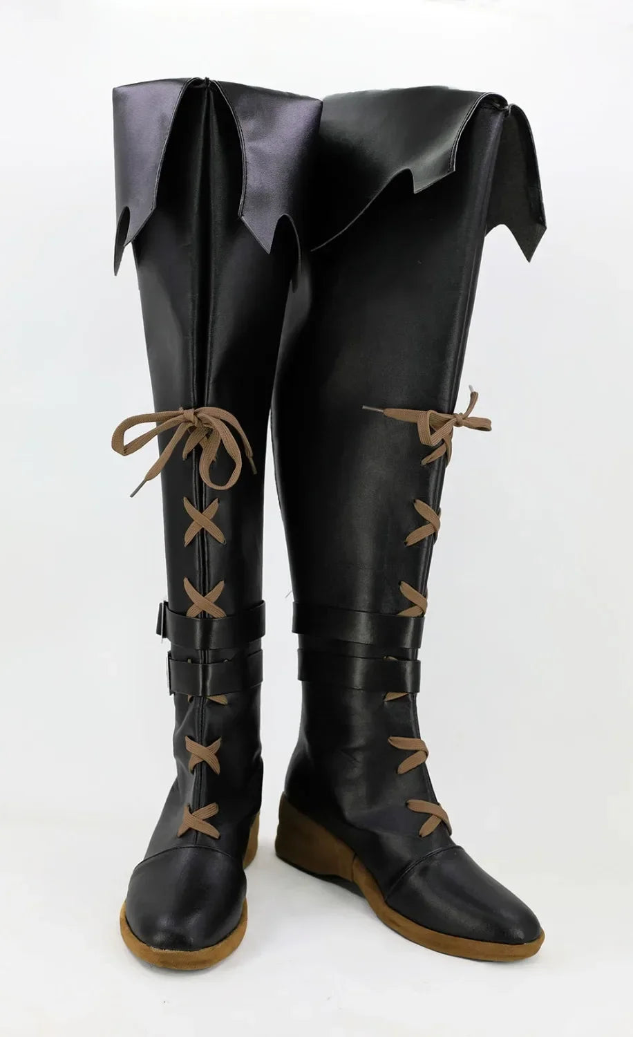 Final Fantasy XIV BLACK MAGE Cosplay Shoes Black Boots Custom Made