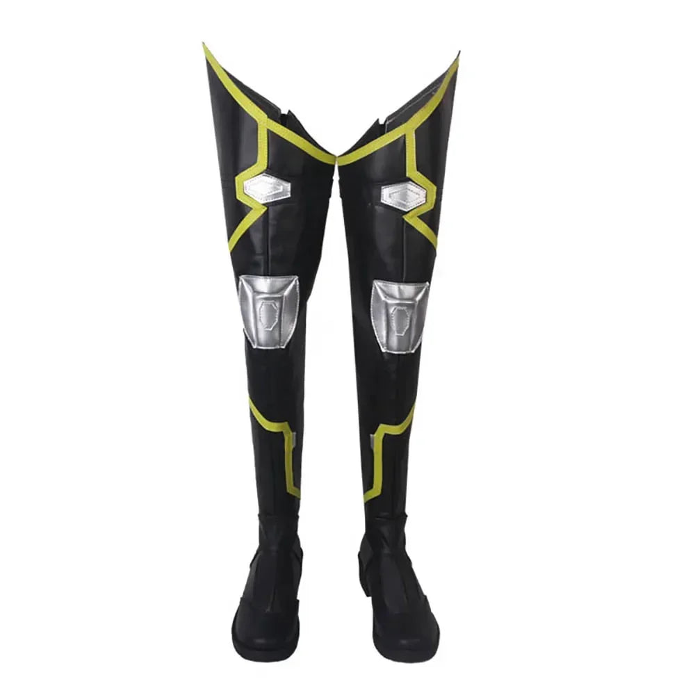 Valorant Viper Cosplay Boots Over Knee Shoes Custom Made