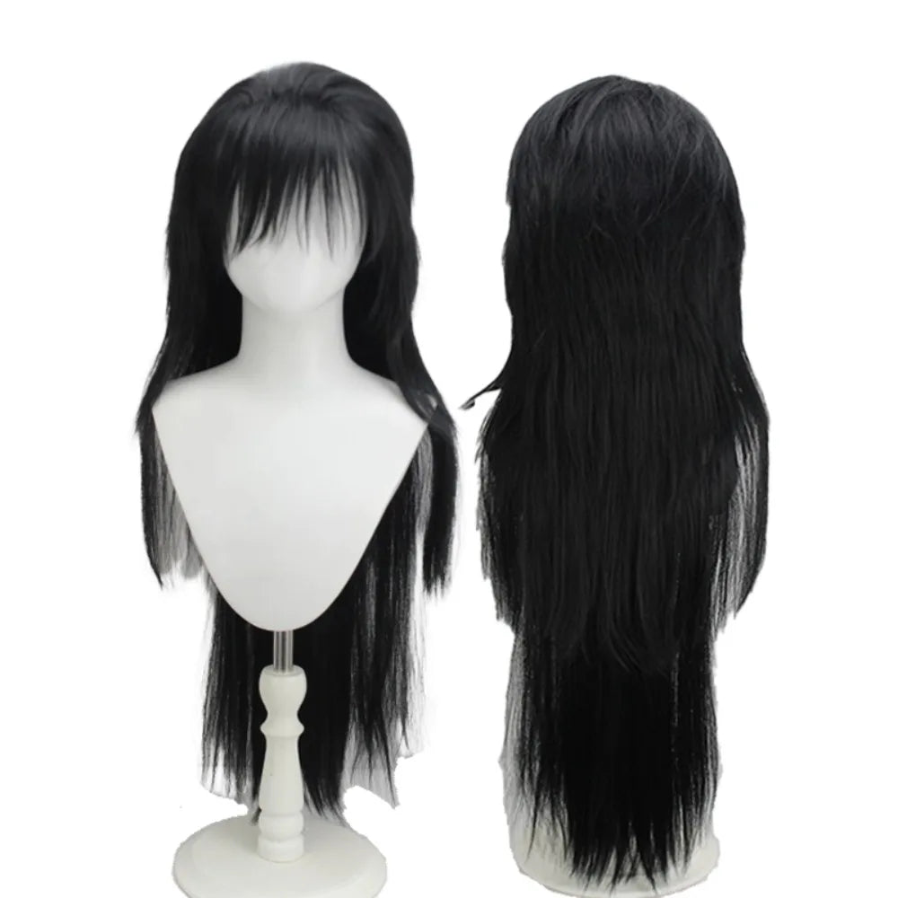 Final Fantasy 7 Vincent Valentine Cosplay Wig Black Long Straight Hair