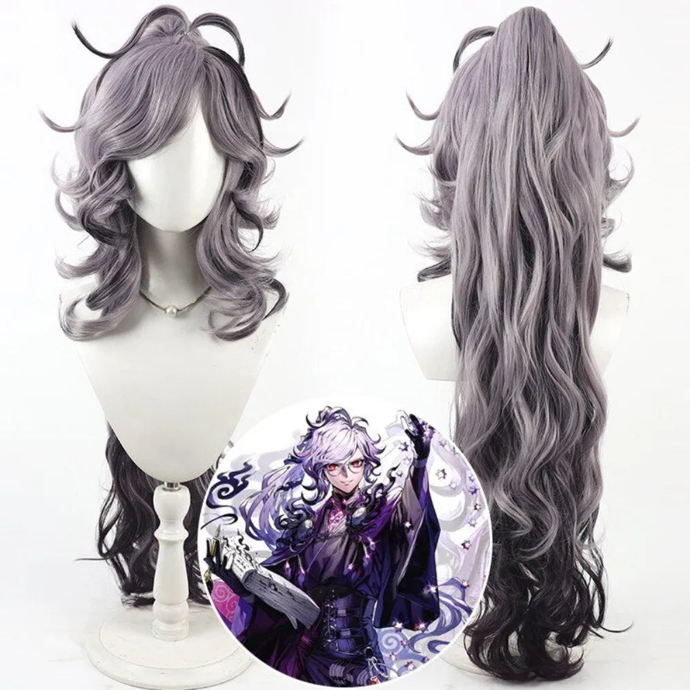 Fate Grand Order Edmond Dantes Monte Cristo Cosplay Wig Detachable Curly Hair