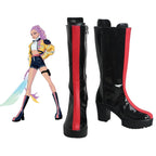 Bottes noires de cosplay K-Pop Demon Hunters Rumi, fabriquées sur mesure, toutes tailles 