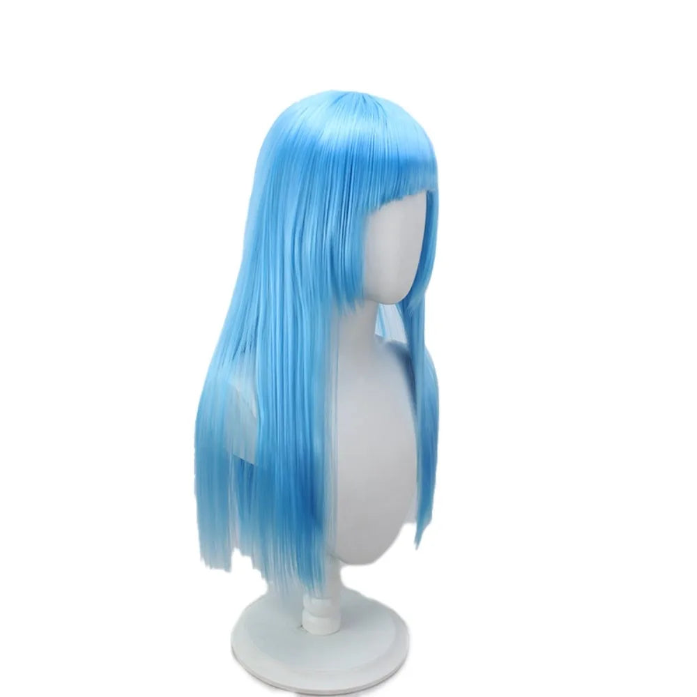 Jujutsu Kaisen Miwa Kasumi Cosplay Wig Blue Long Straight Hair