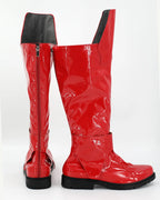 Bottes de cosplay de la Garde Prétorienne de Star Wars : Les Derniers Jedi, pointure personnalisée, chaussures rouges faites à la main 