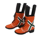 My Hero Academia Kacchan Katsuki Bakugo Cosplay Boots Orange Shoes
