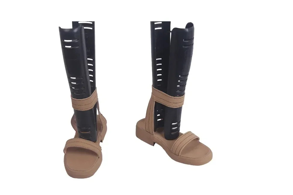 Black Clover Noelle Silva Cosplay Shoes Brown Sandals