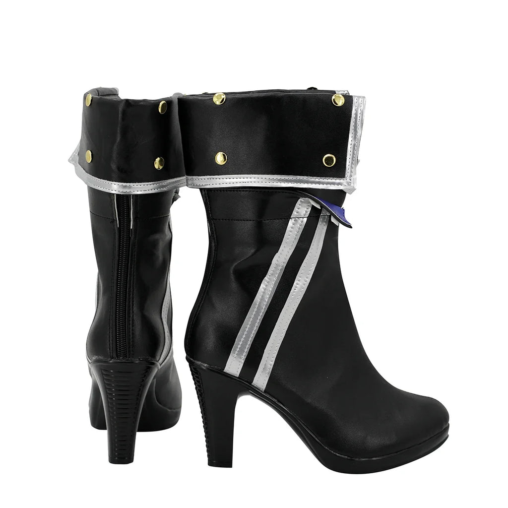 Chaussures de cosplay Honkai Star Rail Serval, bottes à talons hauts, fabriquées sur mesure toutes tailles