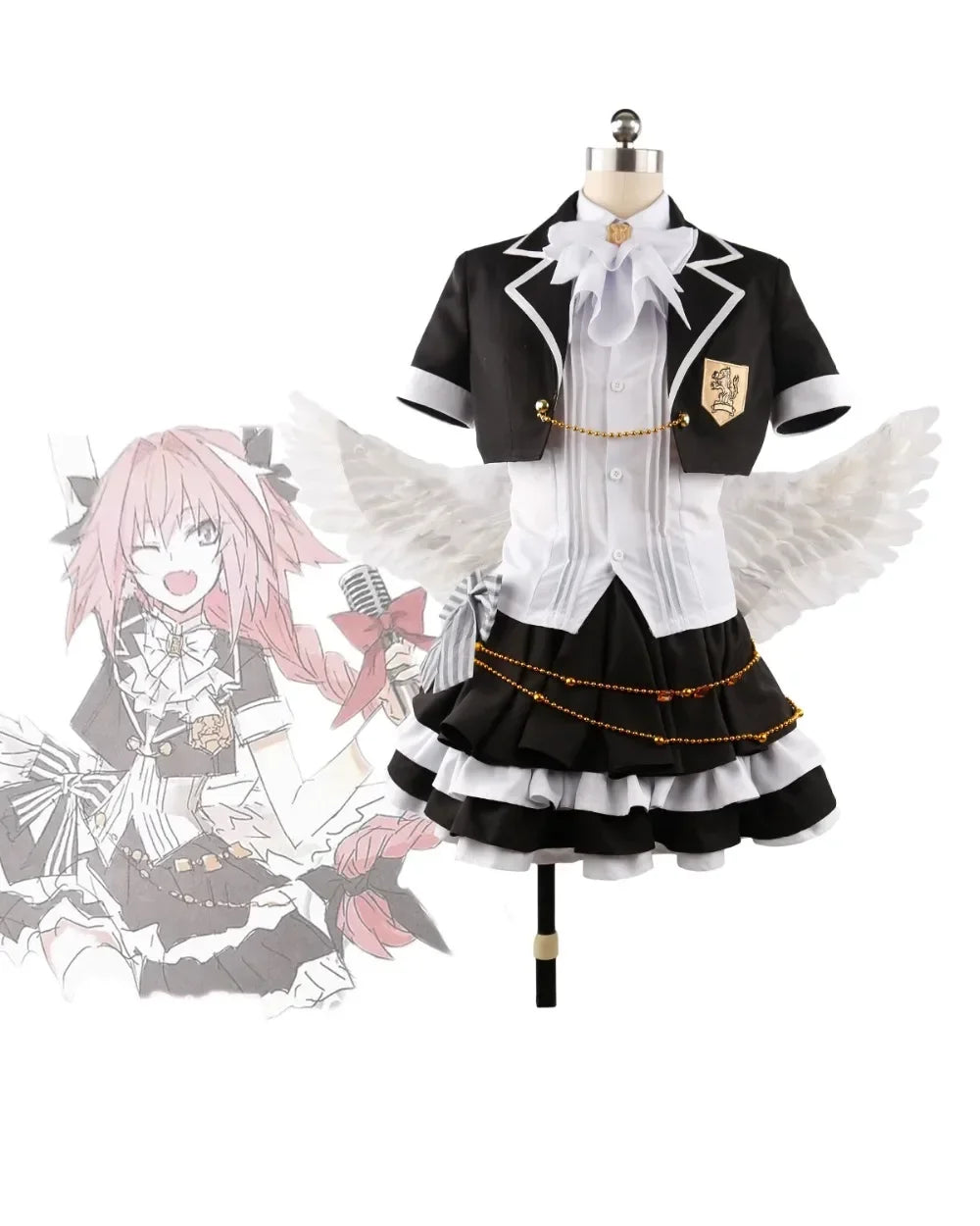 Fate Grand Order FGO Astolfo Dress Cosplay Costume Custom Made
