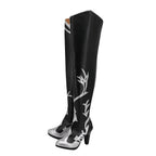 Final Fantasy XIV Shiva Cosplay Boots High Heel Shoes