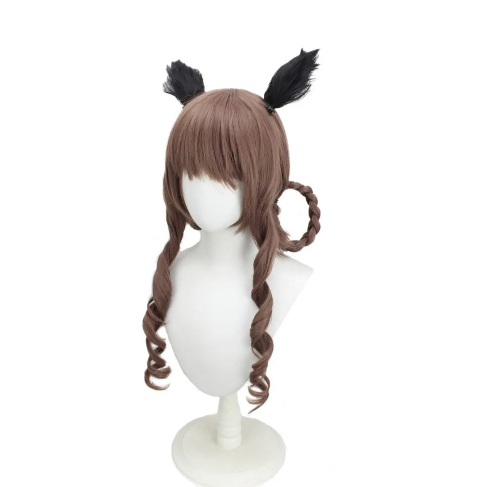 Gentildonna Cosplay Wig Uma Musume Pretty Derby Heat Resistant Brown Hair