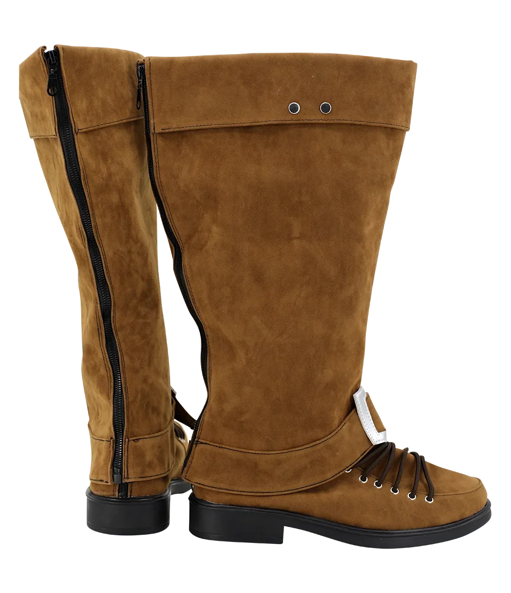 Assassin's Creed Haytham Kenway Cosplay Shoes Brown Boots Custom Made
