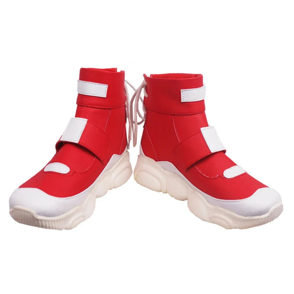Overwatch 2 Kiriko Cosplay Boots Pink Red Shoes Custom Made